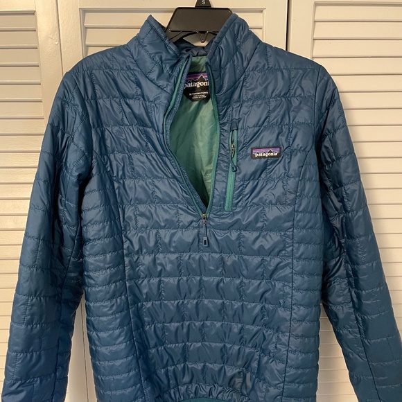 Women’s Half Zip Patagonia Nano Puff - Picture 1 of 3
